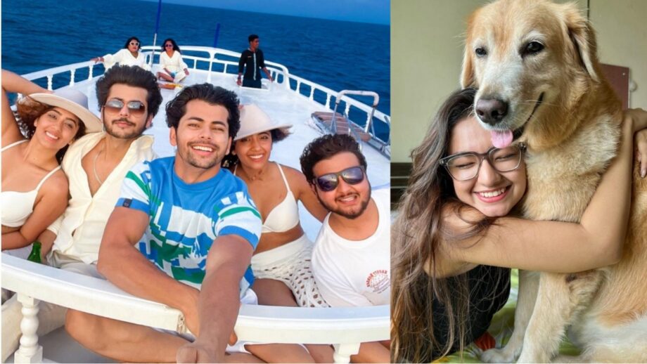 Siddharth Nigam clicks selfie in middle of ocean with 'Chinki-Minki' sisters, Anushka Sen says, 