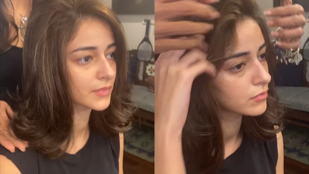 In Pics: Liger Actress Ananya Panday Looks Cute In Her New Haircut | IWMBuzz