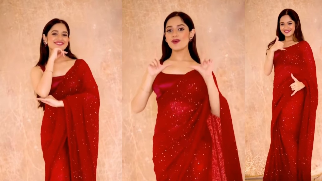 Jannat Zubair Winning The Hearts Of Netizens In Sexy Red Saree: Take A Look |  MSN News