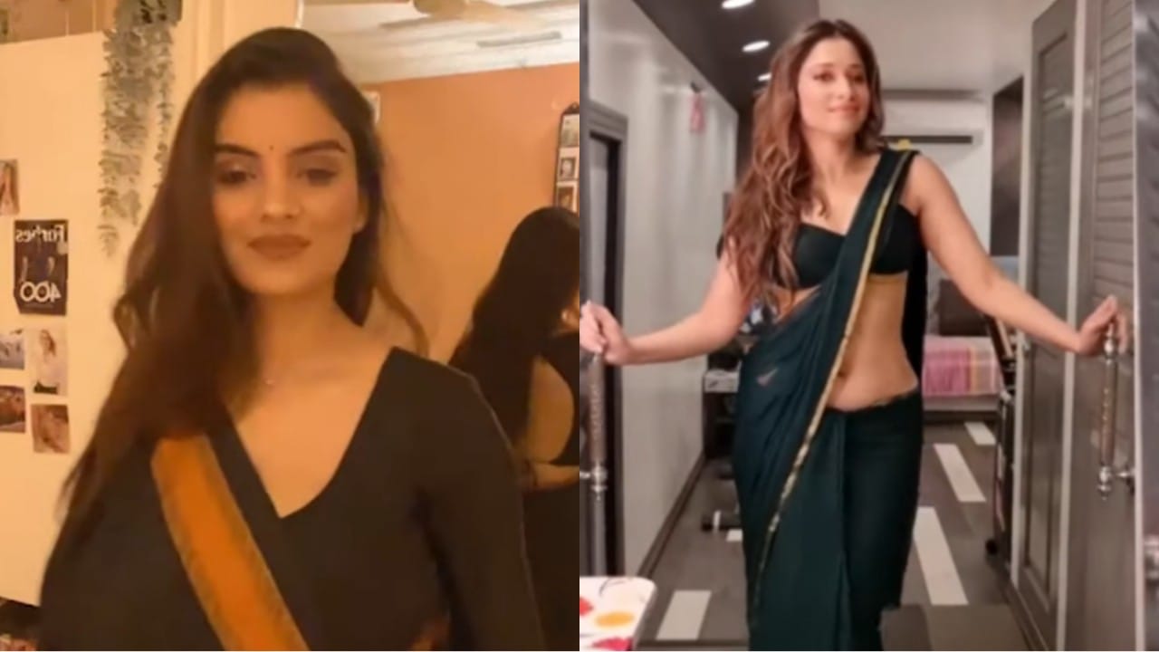 Sexy Video Face-off: Anveshi Jain Vs Tamannaah Bhatia: Who’s your queen of hearts in black saree?  ,  MSN News