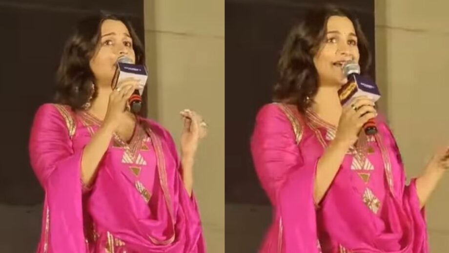 Alia Bhatt Mesmerizes Us As She Sings Kesariya In Telugu At Brahmastra Event In Hyderabad