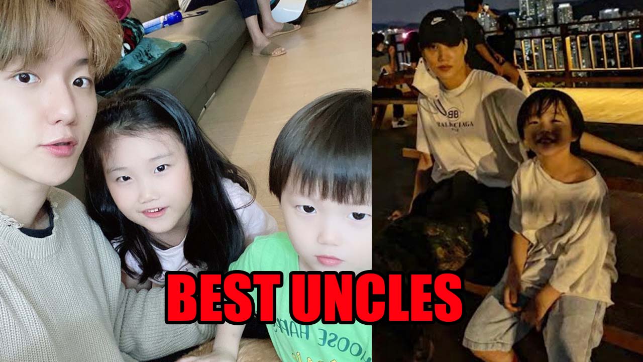 Best Uncles EXO's Baekhyun And Kai Play With Their Nieces And Nephews  During Chuseok | IWMBuzz