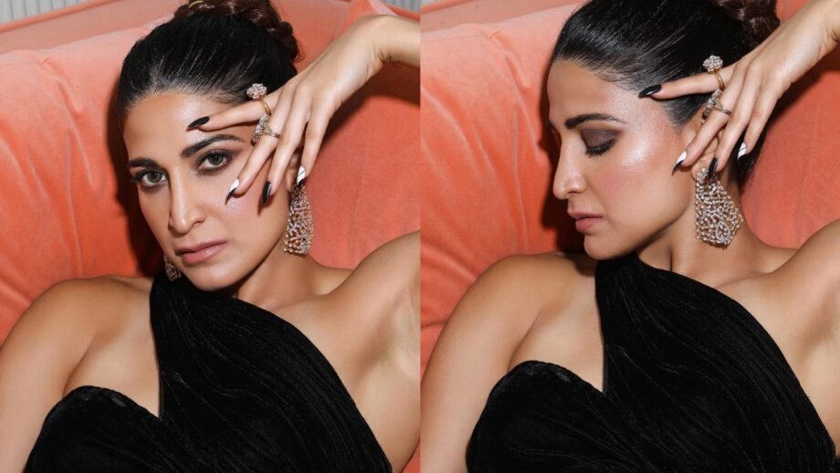 Black Beauty: Aahana Kumra Sizzling One Shoulder Outfit Is Leaving Us Awestruck