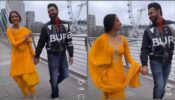 Deep te sukh: Jasmin Bhasin glows in yellow salwar suit in her honeymoon tour, shares video 696747