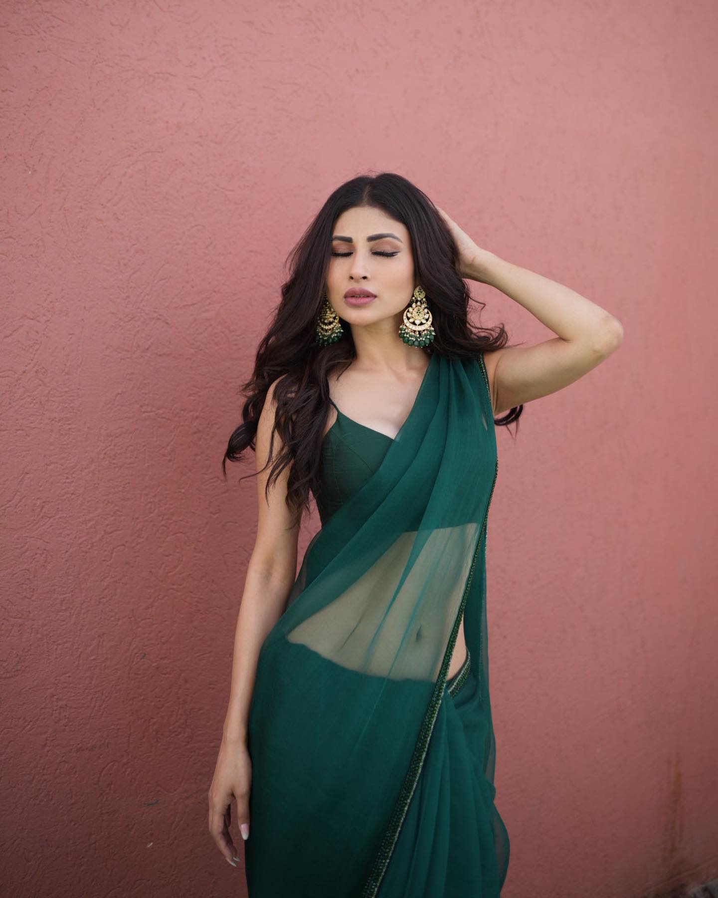 Mouni Roy is busy with her upcoming film Brahmastra promotions, and the div...