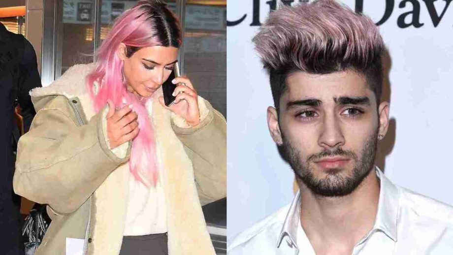 Kim Kardashian to Zayn Malik: These celebs went into pink mode by dyeing  their hair | IWMBuzz