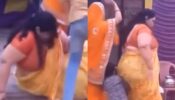 Viral Video: Aunty Dances To A Haryanvi Song And Falls On The Youngster Dancing Behind Her 692740