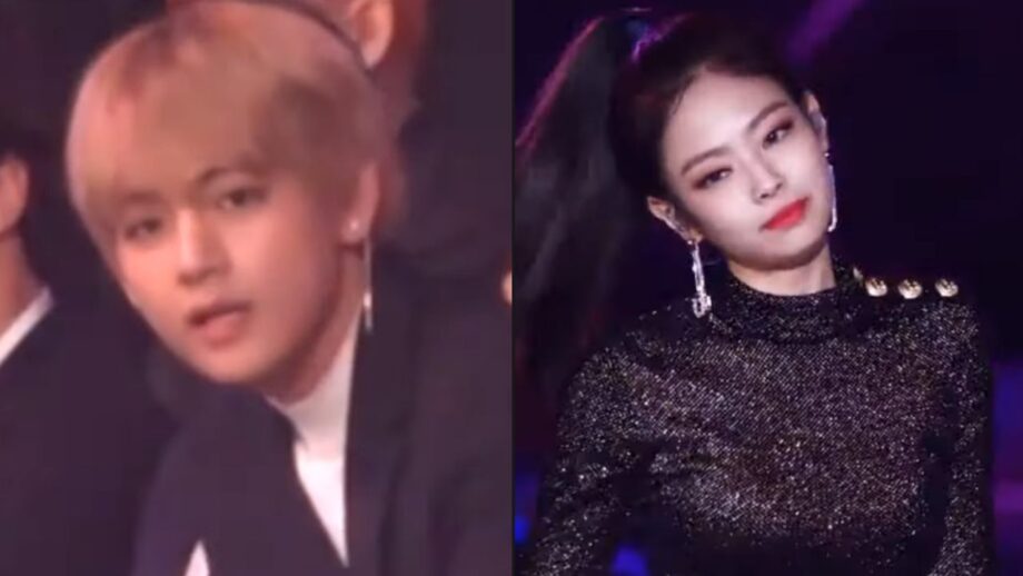 When BTS member V gave an interesting reaction seeing Blackpink’s Jennie walk in front of him