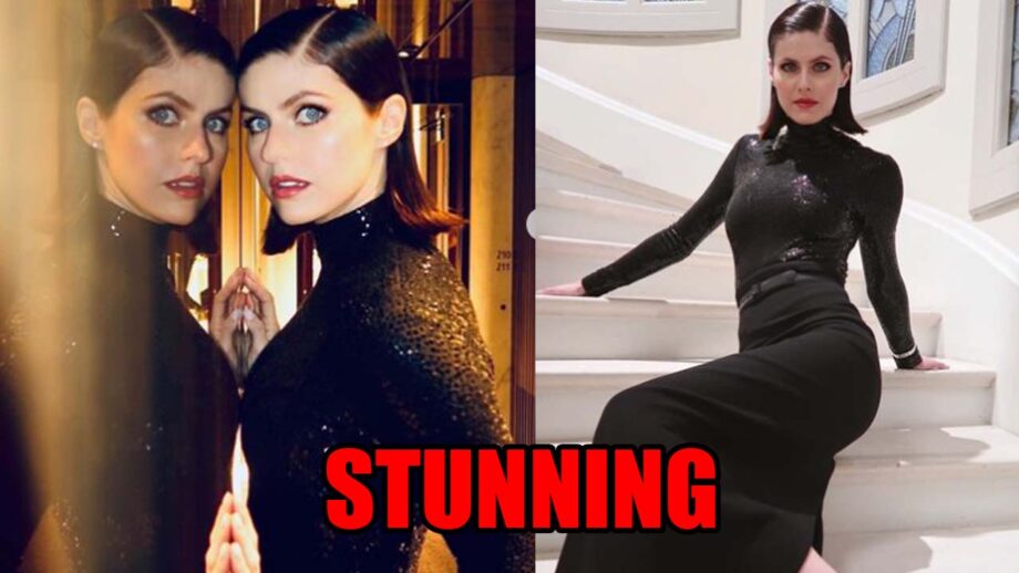 Alexandra Daddario looks absolutely stunning in black dress, fans can’t stop admiring 707530