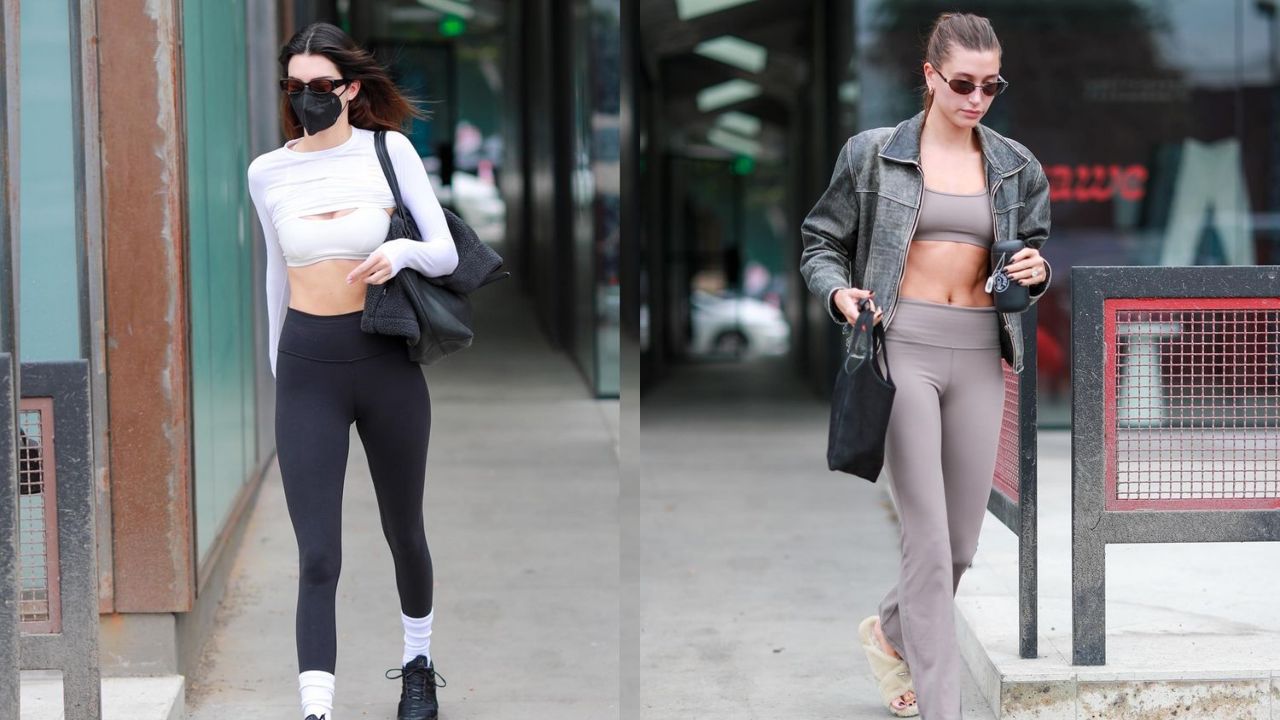 Check Out: Kendall Jenner And Hailey Bieber Attends Morning Pilates Class  Together In Sports Attires.