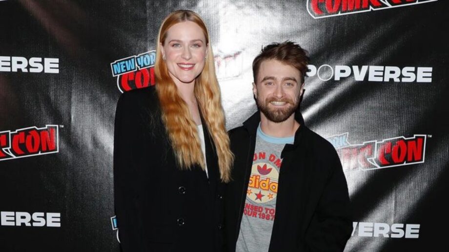 Daniel Radcliffe And Evan Rachel Wood Appear At The New York Comic-Con To Promote Their Upcoming Movie “Weird: The Al Yankovic Story”
