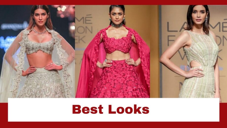 From Kriti Sanon, Mrunal Thakur To Diana Penty: Best Looks Of Bollywood Divas In Lakme Fashion Week 2022