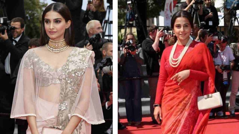 Sonam Kapoor to Vidya Balan: Bollywood Divas who wowed audiences at overseas events wearing traditional sarees