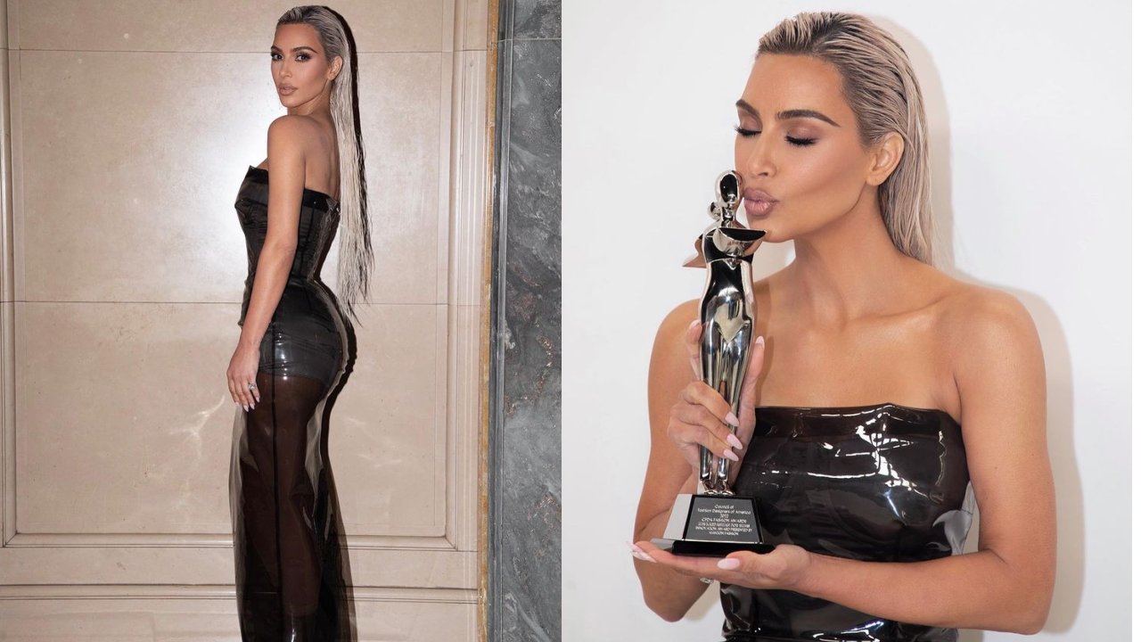 Check Out: Kim Kardashian Wins The First Ever Innovation Award At CFDA  Awards For Her Shapewear Brand SKIMS