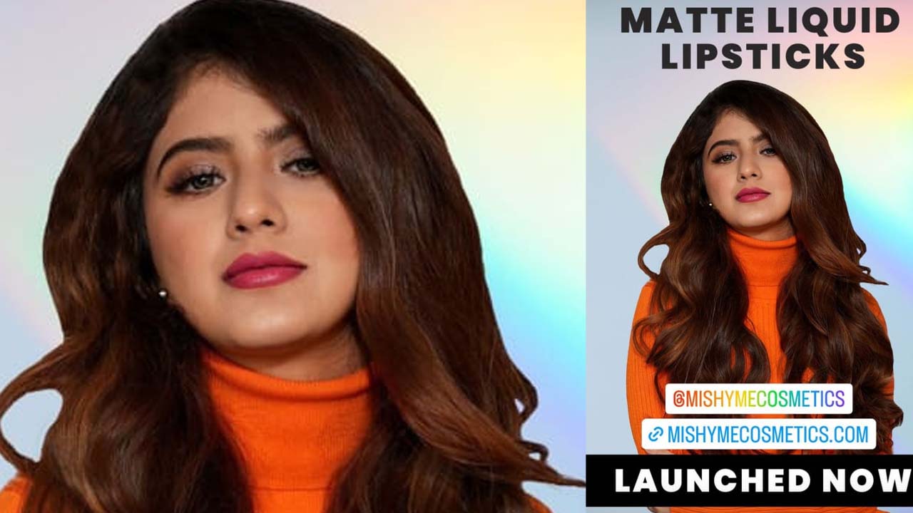 Social Media Fame Arishfa Khan Launches Matte Liquid Lipstick Under Her  Brand Mishy Me | IWMBuzz