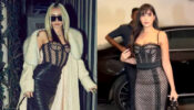 Fashion Battle: Nora Fatehi Or Miley Cyrus: Who Wore The Black And Sand Bustier Top Dress Like A Diva? 740873