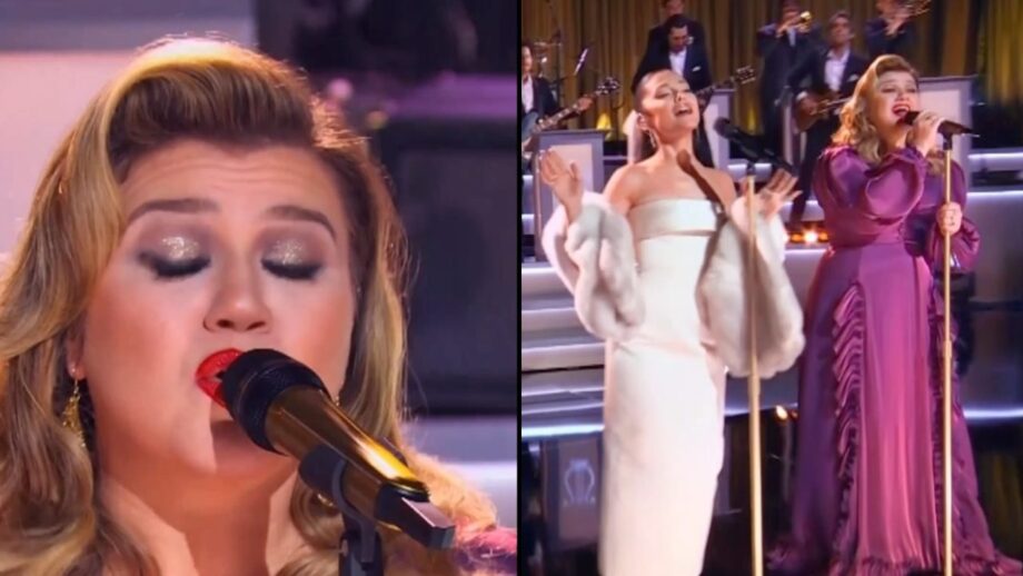 Kelly Clarkson Performing ‘Santa Can’t You Hear Me’ Live With Ariana Grande For Christmas Special; Listen To Get Mesmerised