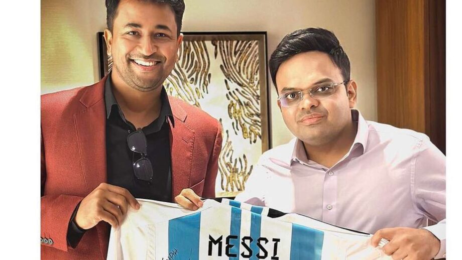 Lionel Messi sends autographed tshirt to BCCI secretary Jay Shah, see pic
