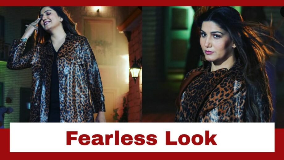 Sapna Choudhary's Latest Leopard Print Look Makes Her Fearless; Check Here