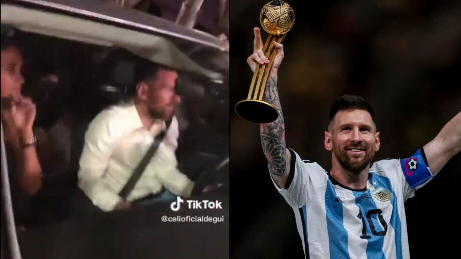 What! Fans Mobbed Lionel Messi’s Car In Rosario; Watch Now