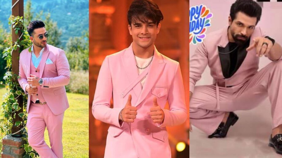 Aly Goni, Krishna Kaul, Rithvik Dhanjani, And Others Look Dapper In Pink Shade Tuxedos 753712