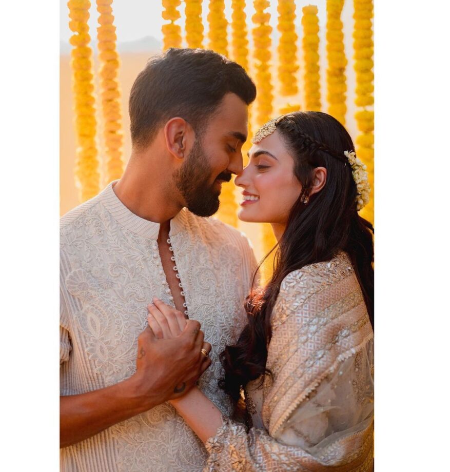 Athiya Shetty and KL Rahul share adorable snaps from haldi ceremony, we love it 763334