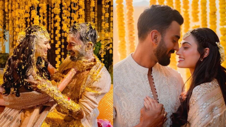 Athiya Shetty and KL Rahul share adorable snaps from haldi ceremony, we love it 763338