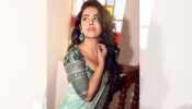 Avika Gor Makes Heads Turn In Chanderi Silk Green Embroidered Saree 761119