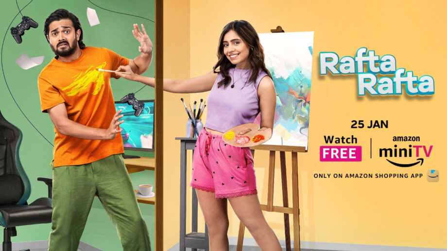 Bhuvan Bam is set to make his Amazon miniTV debut alongside Srishti Ganguli Rindani in Rafta Rafta! Watch the Teaser Now!