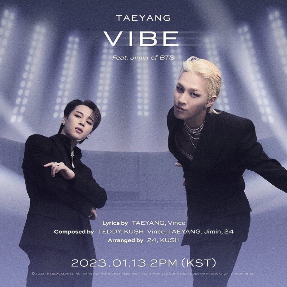 BIGBANG’s Taeyang releases first poster for ‘Vibe’ feat BTS Jimin 756031