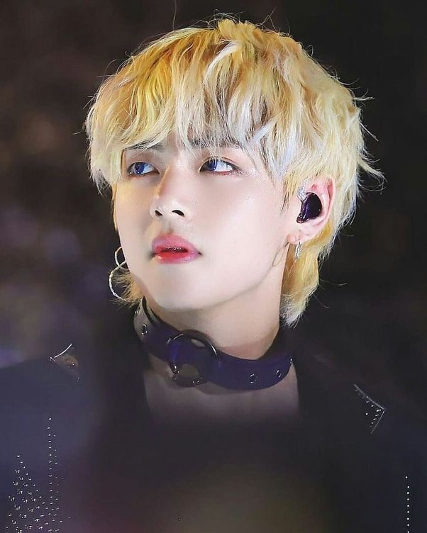 BTS V Enchanting In Blonde Hair Color 764197