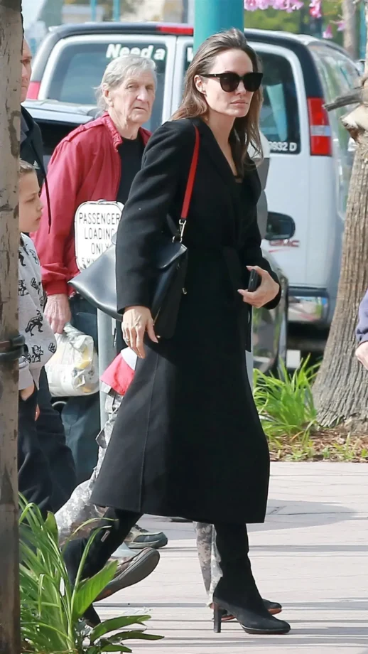 Check-Out: Angelina Jolie Embracing Catwoman Style In Black Ensembles 761200