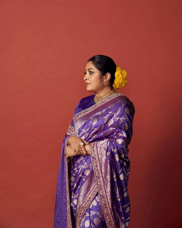 Check-Out: Ramya Krishnan's Mystical Glimpses In Sarees; Fans Are In Awe 757586