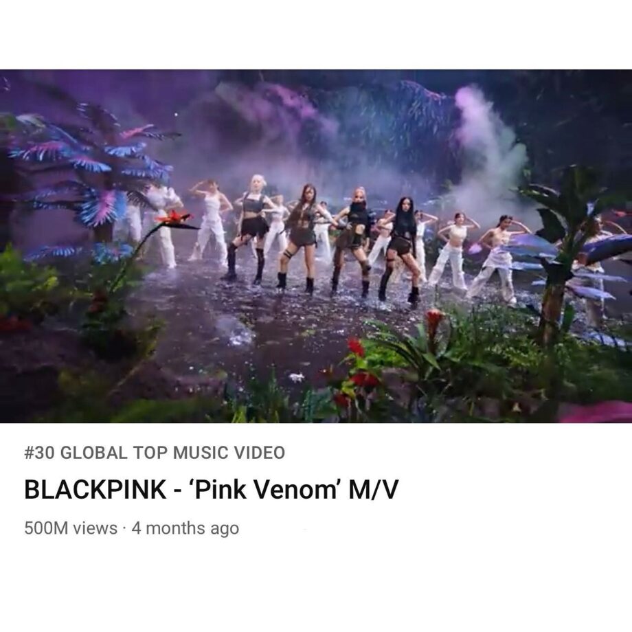 Congratulations: Blackpink’s Pink Venom hits 500 million views 754388