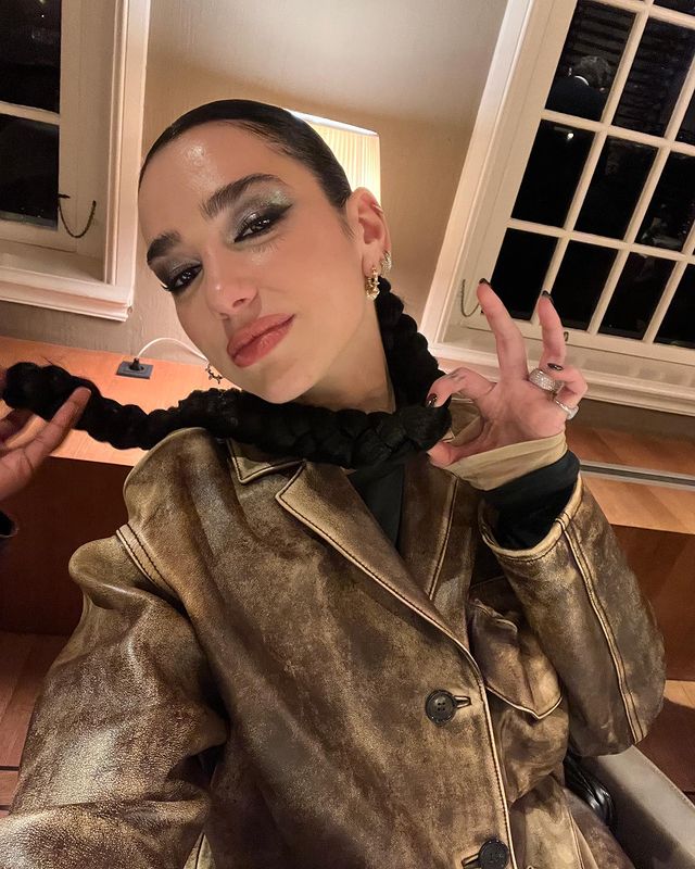 Dua Lipa Goofing Like A Cat On Wooden Block; See Adorable Pictures 761626