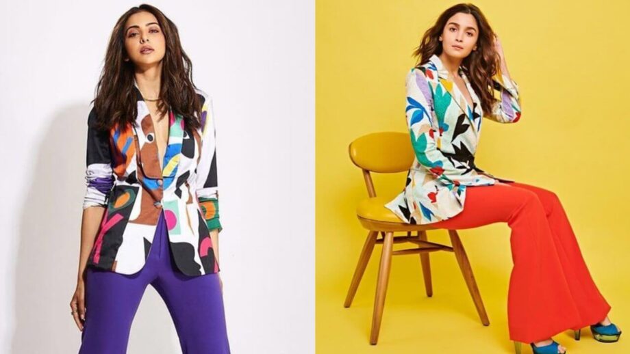 From Rakul Preet Singh To Alia Bhatt, Here Are 4 Celebrity-Inspired Ways To Wear Colorful Blazers For A Funky Appearance 757687
