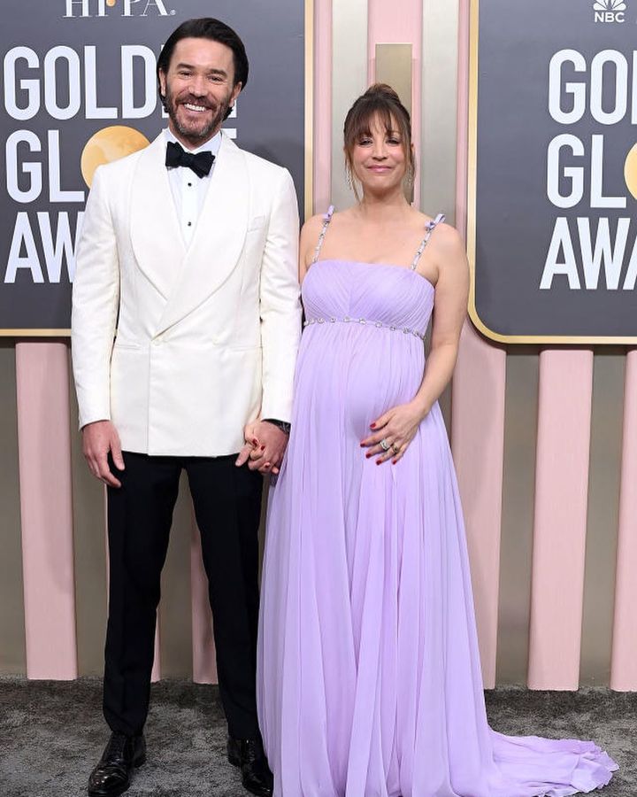 Golden Globes 2023: Kaley Cuoco flaunts her baby bump in gorgeous lilac gown 756390
