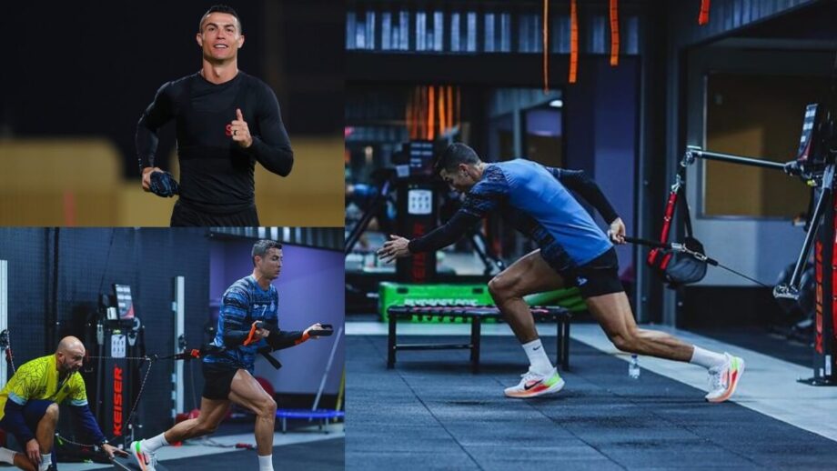 In Pics: Cristiano Ronaldo Shares Workout Candid Moves; Says, 'Hard Work Never Stops' 764870