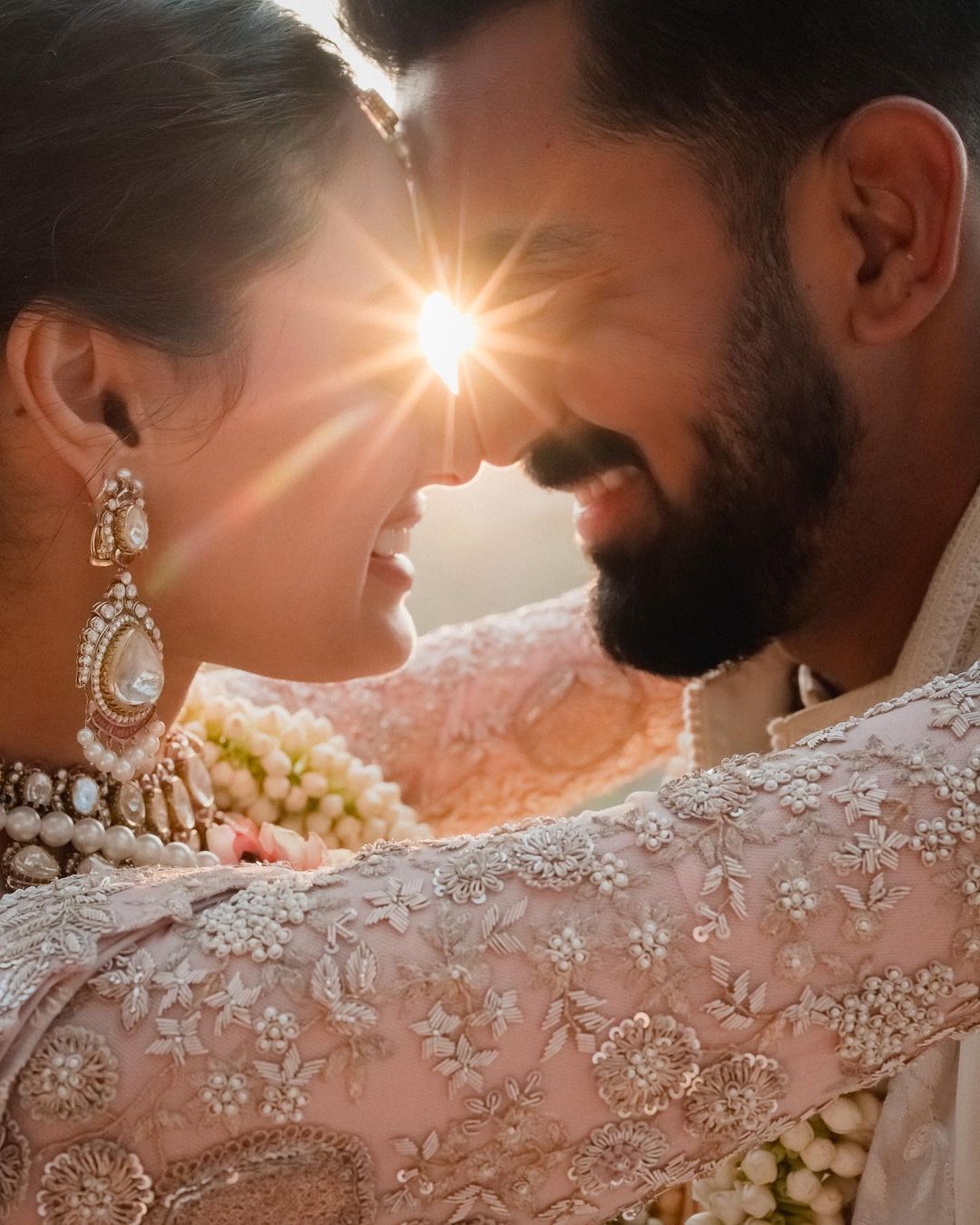 In your light, I learn how to love: Athiya Shetty shares first photos of marriage with KL Rahul 761636
