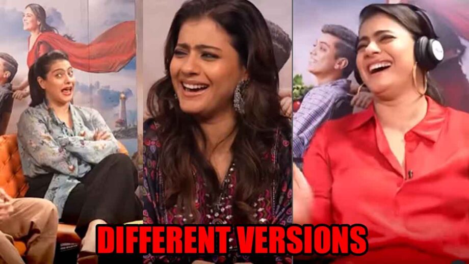 Kajol treats fans with different versions of her laughter, watch funny video 756385