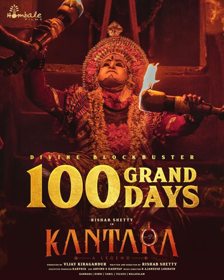 Kantara Movie Star Rishab Shetty Celebrates 100 Days of 'Divine Blockbuster' 754448