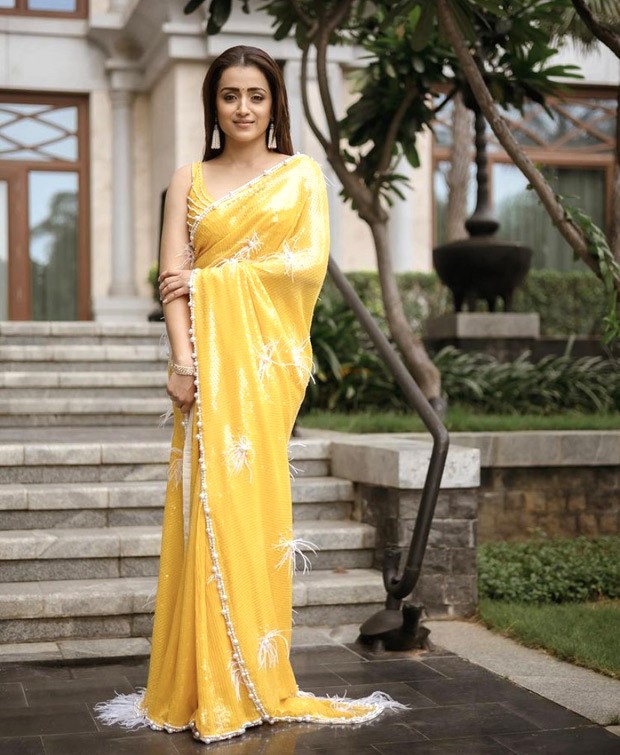 Kiara Advani, Hansika Motwani, And Trisha Krishnan's 'Ethnic Beauty' In Yellow Hue Regal Sarees 755719
