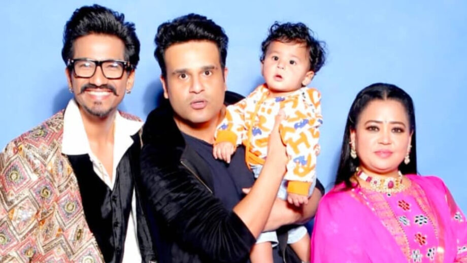 Krushna Abhishek's Twinning Expression With Bharti And Haarsh's Son Gola; Check Out 757689