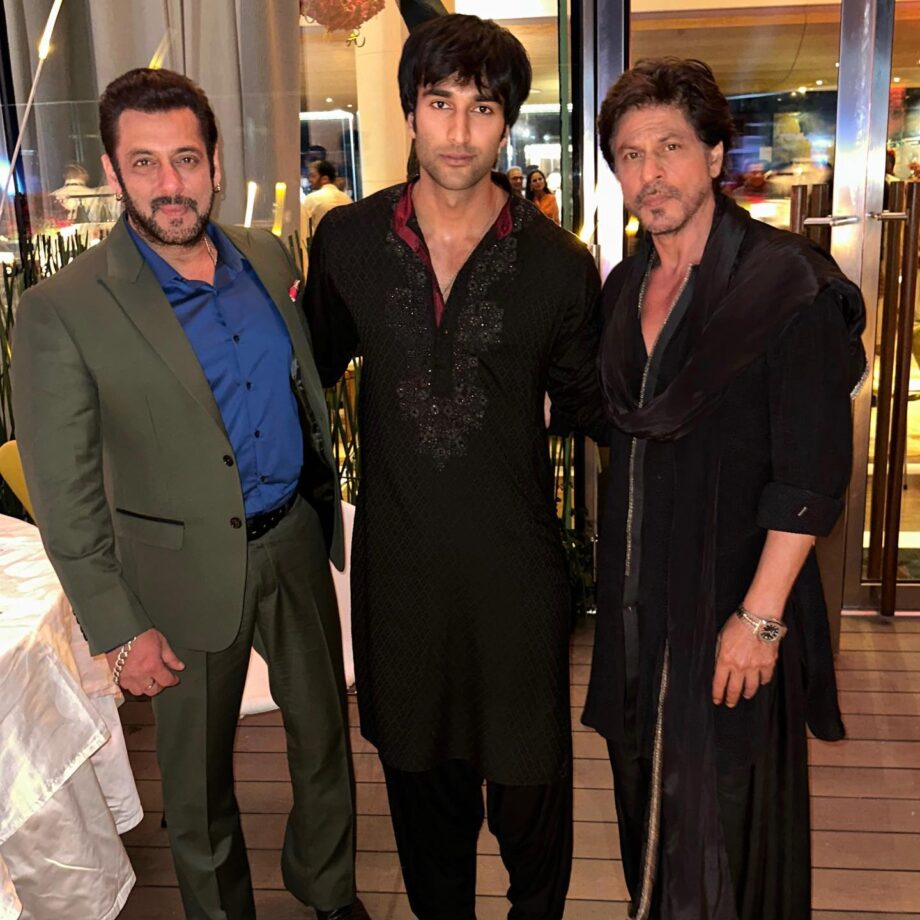 Meezaan Jafri Shared Unseen Pic With Salman Khan And Shah Rukh Khan Of Posing Together, Fan Says, 'When Tiger Met Pathaan' 761927