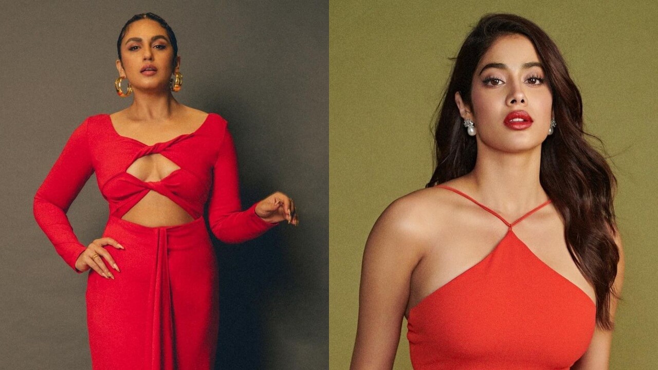 Red Is Clearly The Hottest Actress' Attire In Bollywood, Check Out Huma Qureshi, Janhvi Kapoor, And More 765153