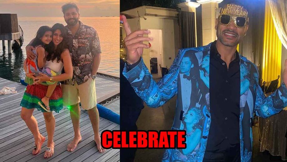 Rohit Sharma and Shikhar Dhawan celebrate New Year in style