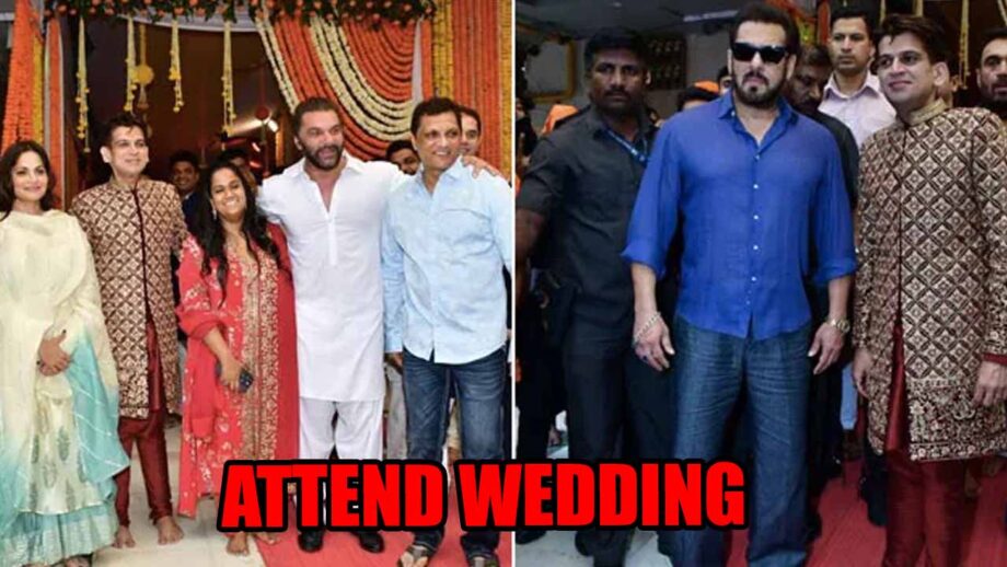 Salman Khan along with brother Sohail and sisters Arpita, Alvira attend Rahul Narain Kanal's wedding 763510