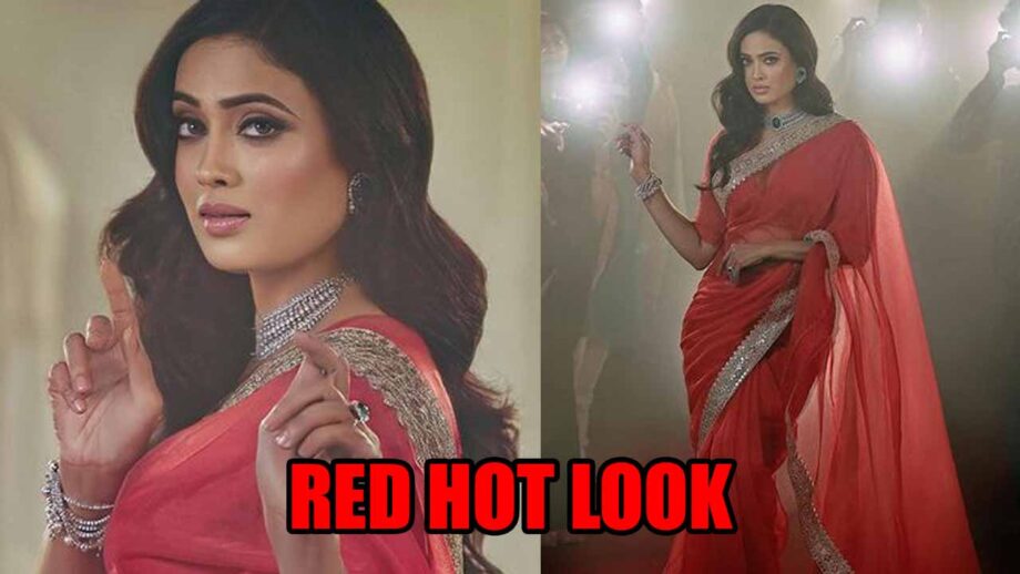 Shweta Tiwari raises heat in hot red saree, see photoshoot snaps 762406