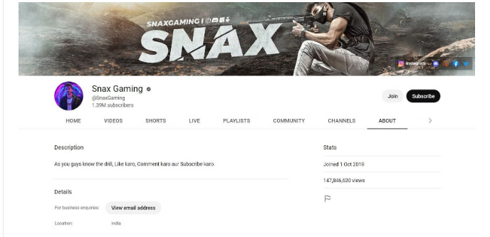Snax Gaming And His Career Stats In Gaming Is Quite Impressing; Read 756997