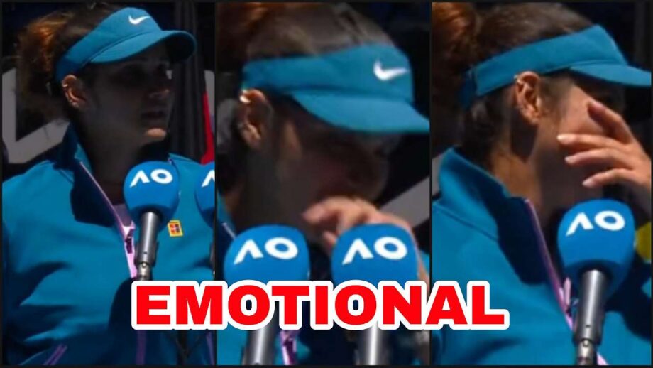 Watch: Sania Mirza gets emotional during farewell speech at Australian Open, see full video 762915